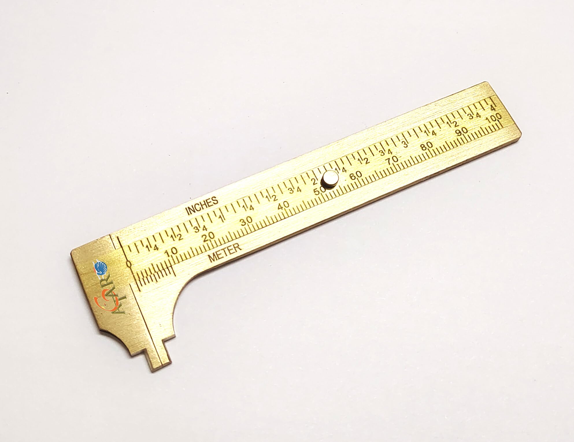 ATAR Solid Brass Jewelry Jewelers Measuring Tool 100mm or 4" inch Gauge Vernier Caliper Micrometer Double Scale Portable Jewel Jewellery Tool ATSV1 (B07ZKXH2P4) Amazon Price History, Amazon Price Tracker