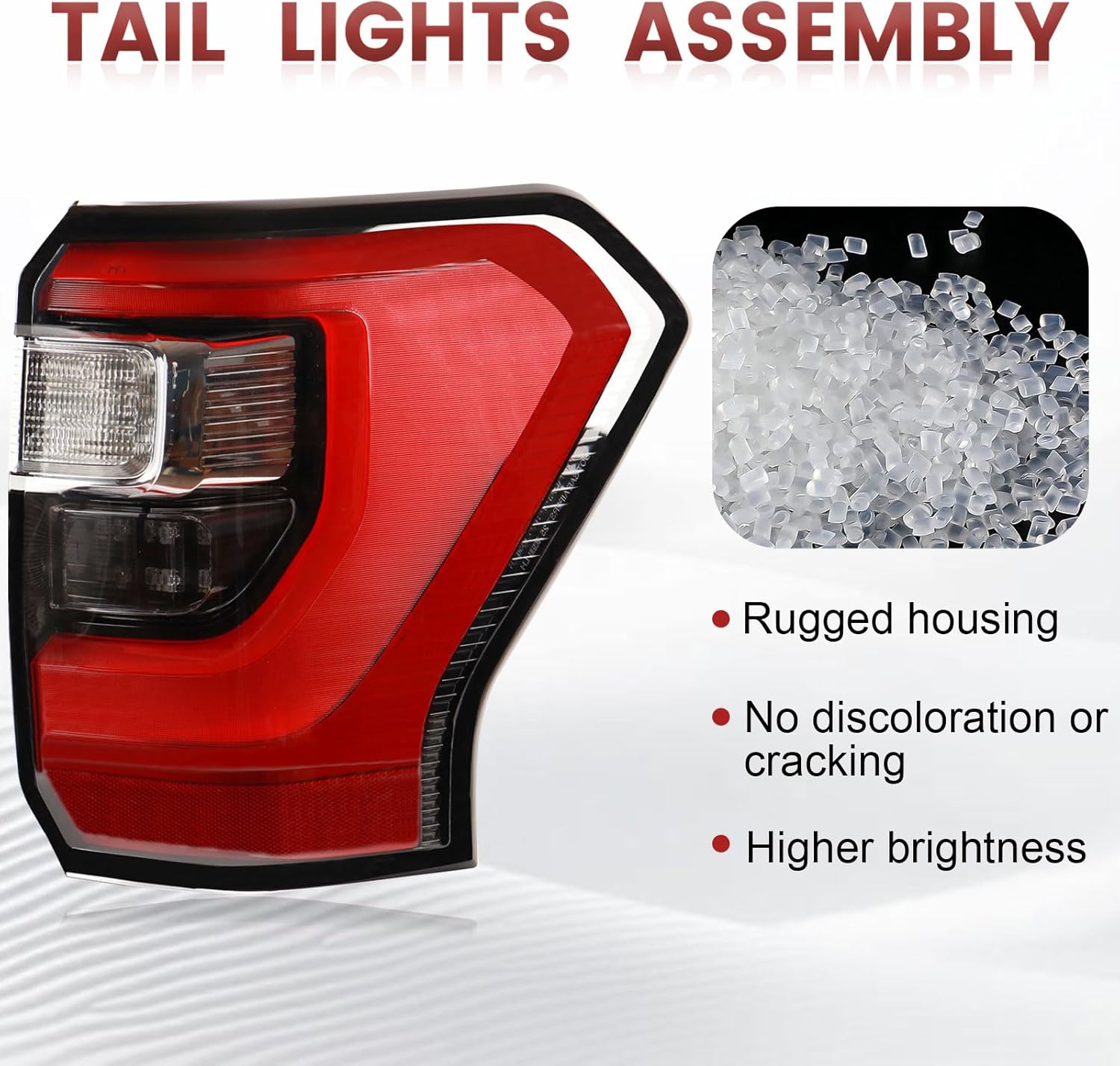 LED Tail lights Assembly Compatible with 2018-2021 Ford Expedition OE Style Right Rear Light Taillights Replacement for FO2801272 JL1Z13404H
