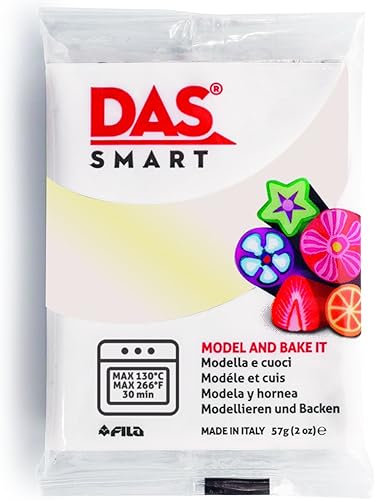 Das Smart Modeling Clay, 2 oz, White Pearl