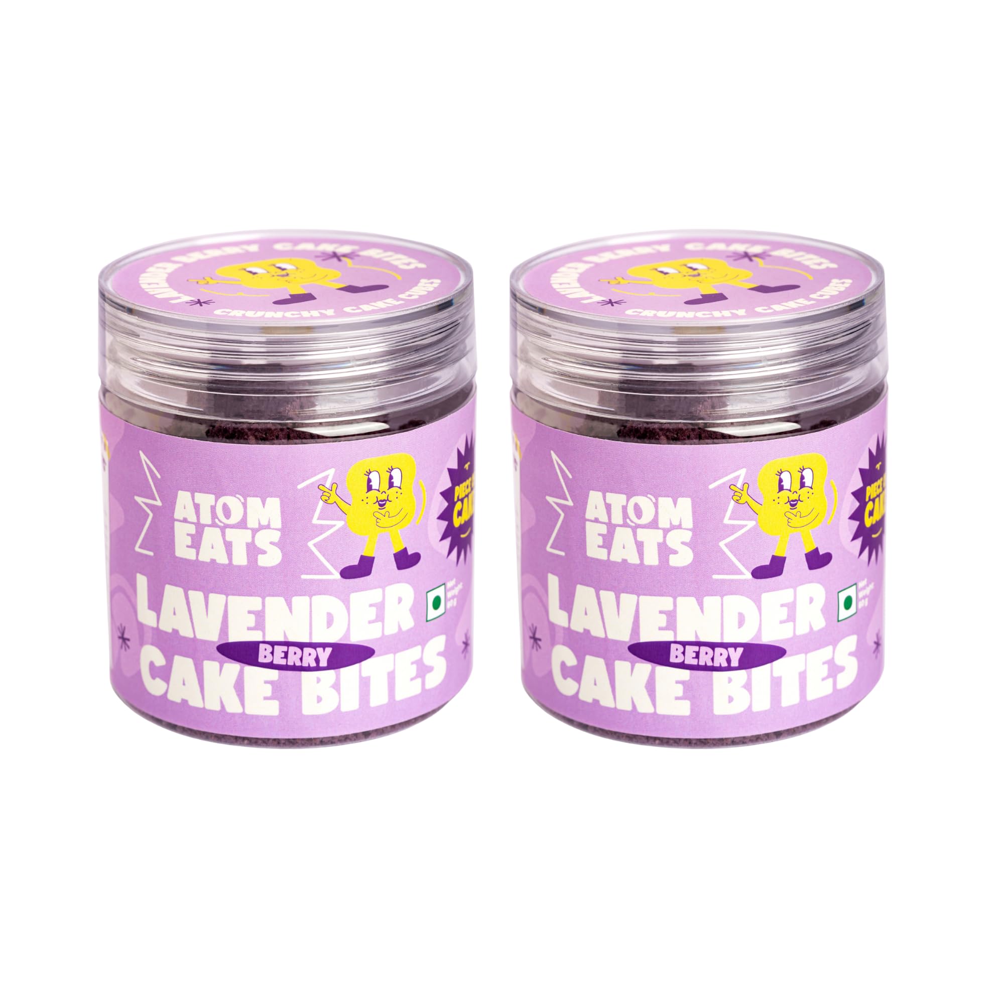 Atom Eats | Lavender Berry Crunch Pop: Crunchy Lavender Cake Cubes with Berries (Pack of 2) 60g each | Sweet Nostalgic Flavor, Perfect for Birthday Cake & Ice Cream Toppings - Easy Healthy Snacks (B0CPXZ8PNT) Amazon Price History, Amazon Price Tracker