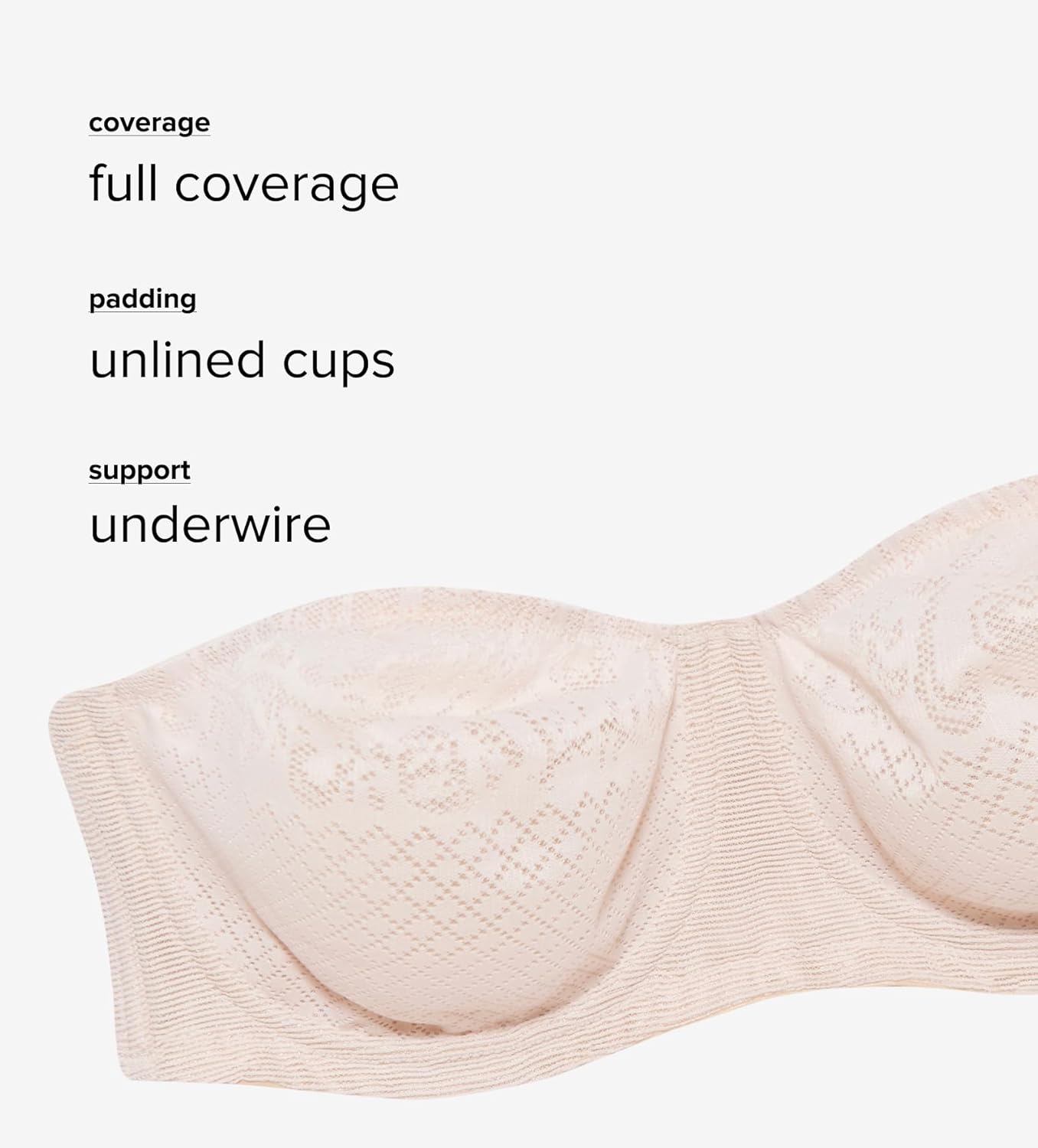 Wacoal Womens Visual Effects Strapless Minimizer Bra - Image 6