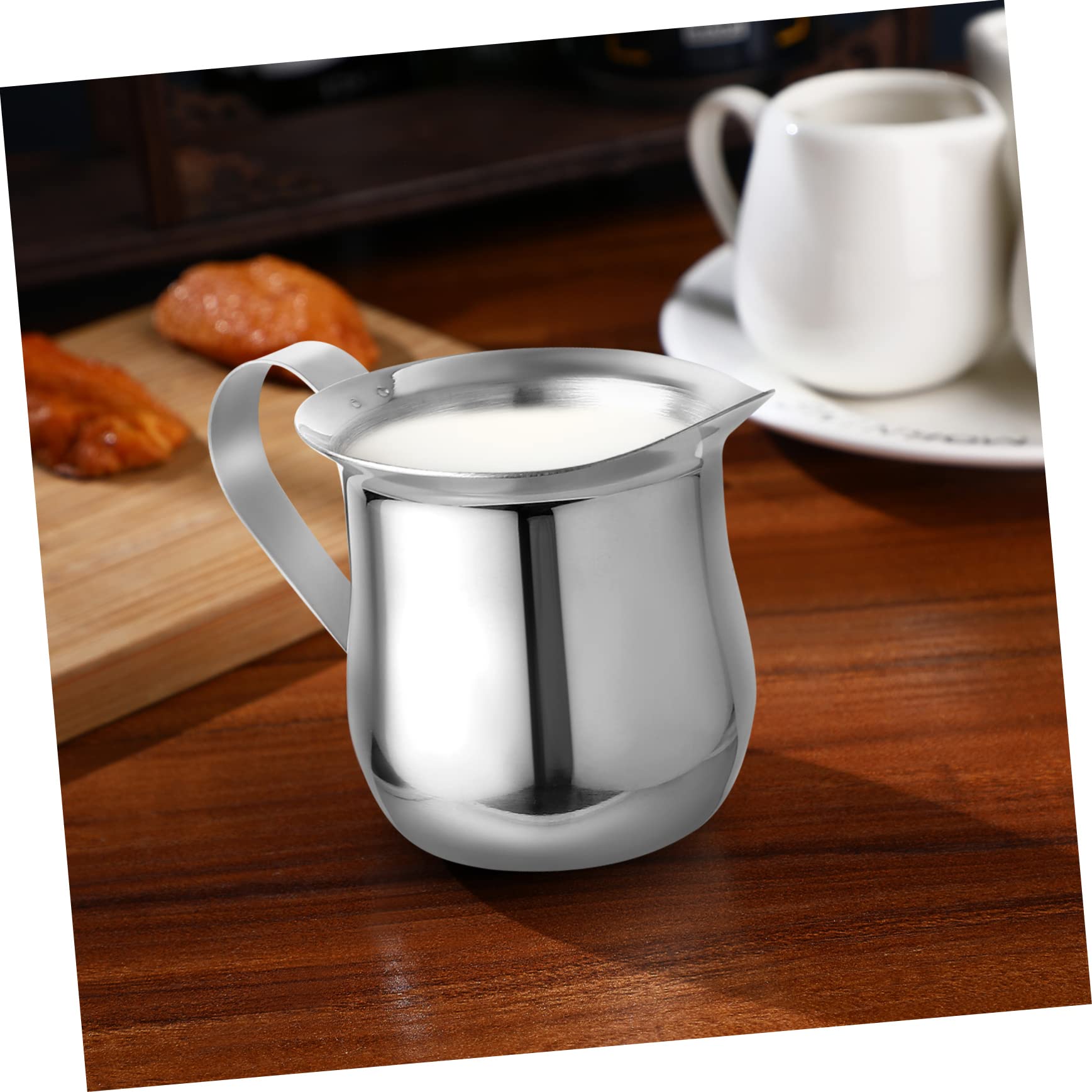 LABRIMP 9 Piezas Taza De Leche Espresso Molido Pequeña Crema De Leche De Café Tragos De Expreso Café Exprés Espumador De Leche Taza De Vapor Mini Jarra De Crema Acero Inoxidable