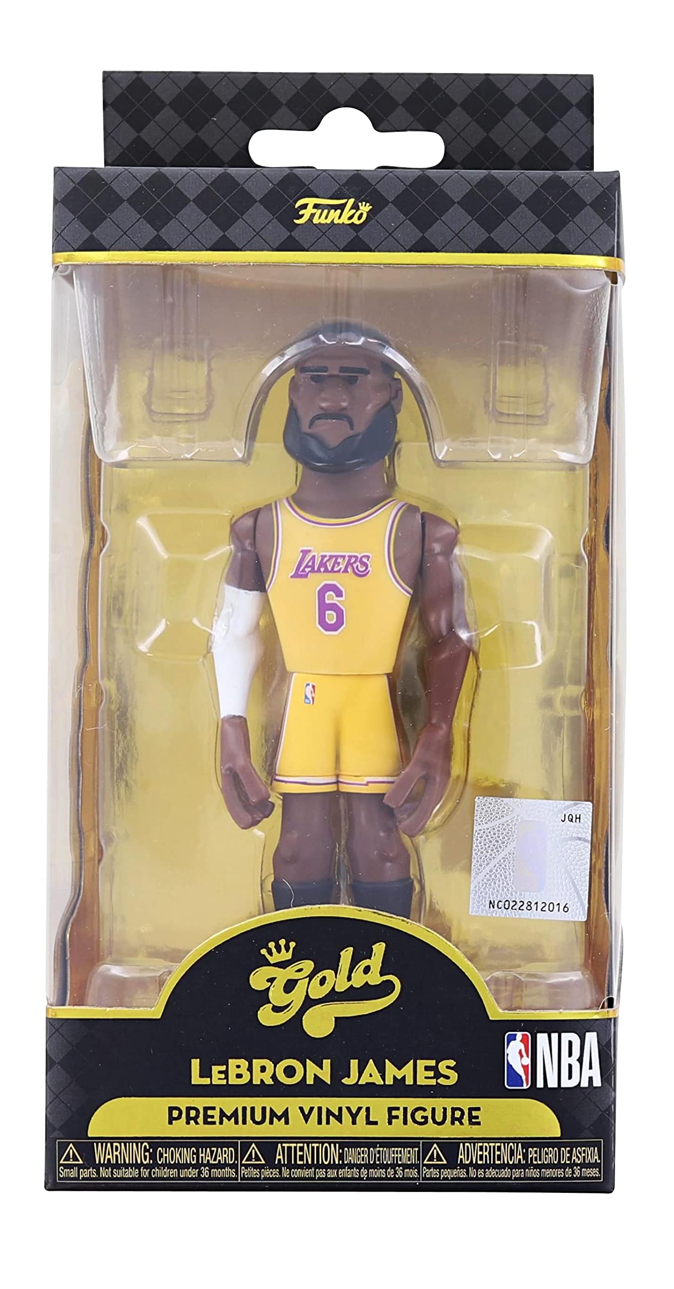 Funko Pop! Vinyl Gold NBA: Lakers- Lebron with Chase 5" (Styles May Vary)