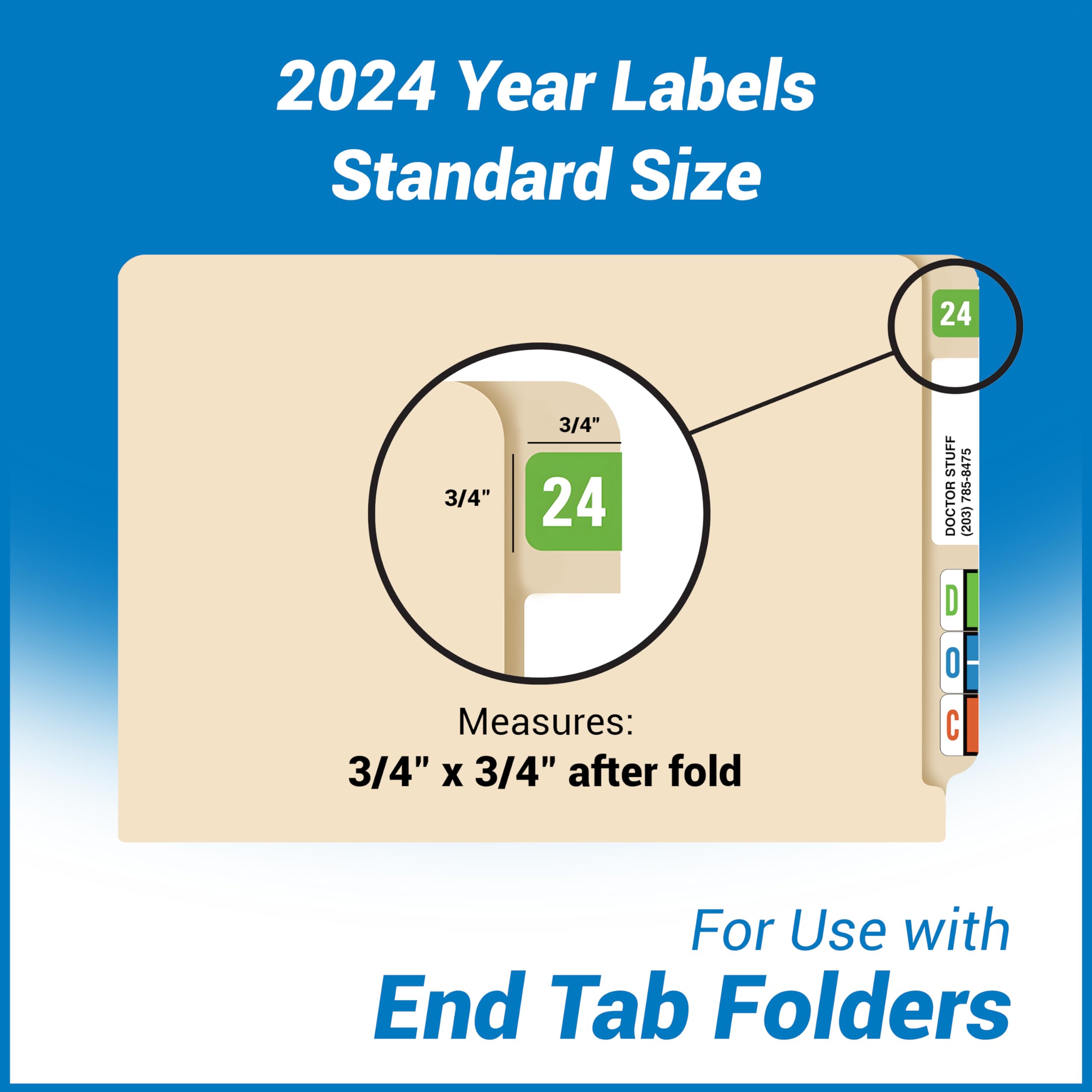 2026 Year Stickers File Folder Year Labels 2026 Year Labels, Doctor ...