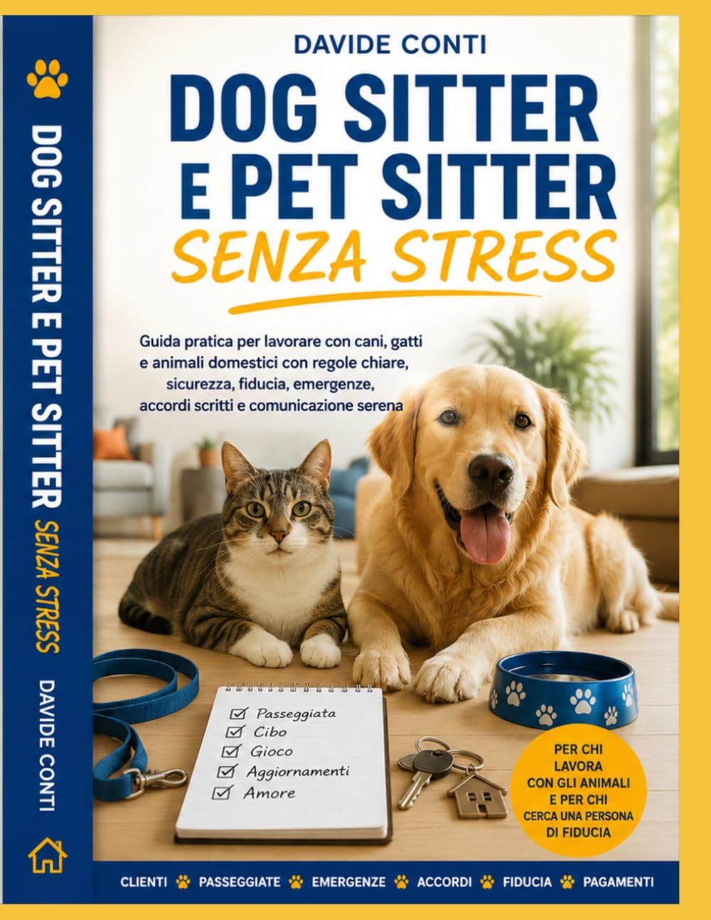 Dog Sitter e Pet Sitter Senza Stress: Guida pratica per lavorare con cani, gatti e animali domestici, capire il loro linguaggio, costruire fiducia, gestire passeggiate, casa, emergenze, accordi e rapp