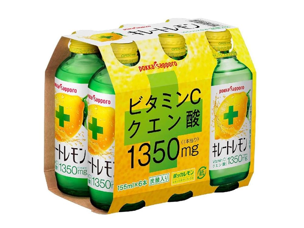 ポッカサッポロ　キレートレモン むくみ 155ml 6本パック×8 計48本 Amazon.co.jp: ポッカサッポロ キレートレモン 155ml×6本 : 食品