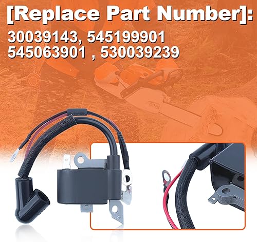 Mtanlo Bobina de encendido para motosierra Poulan 2200 2500 2600 2750 Pp295 2775 2900, para Husqvarna 136 137 141 23 235 240 26 36 41 3003914 3,