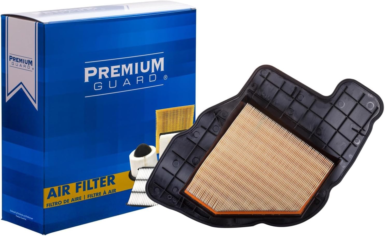 PG Engine Air Filter PA9960L | Fits 2009-2019 BMW 750Li, 2011-2016 550i, 2010-2019 750Li xDrive, 2011-2014 X5, 2011-2016 550i xDrive, 2012-2018 650i, 2009-2015 750i, Left