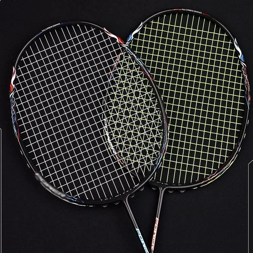 4U Offensive Badminton Racket Single Shot Professional Smash Carbon Game Racket(A)