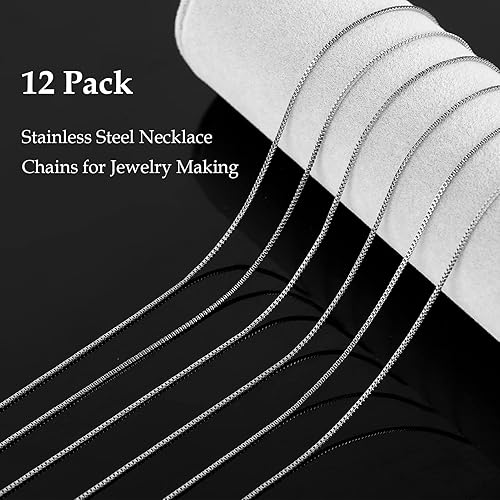 Miniatura 78 de Cadena de joyería para hacer joyas, cadenas de acero inoxidable chapadas en oro, suministros para hacer joyas a granel