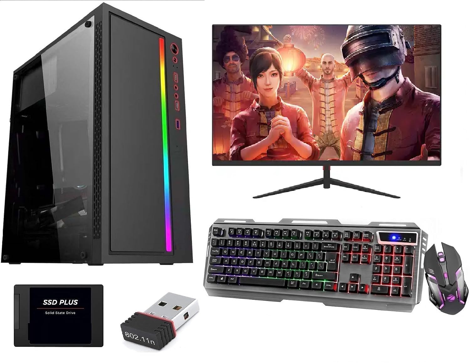 Zoonis Core i5 4th Genration Desktop Full Setup for Home & Business(core I5 4th Processor/22 Monitor/Keyboard Mouse/Windows 10/ WiFi) (16GB RAM/512GB SSD) 2GB Graphics Crad (B0CNWG3FHR) Amazon Price History, Amazon Price Tracker