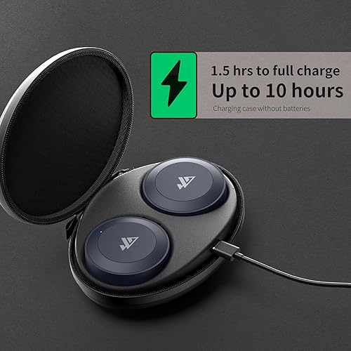 Miniatura 5 de Unigear Altavoces para casco de esquí, auriculares estéreo inalámbricos de snowboard con audio HDR, auriculares compatibles con cualquier casco de