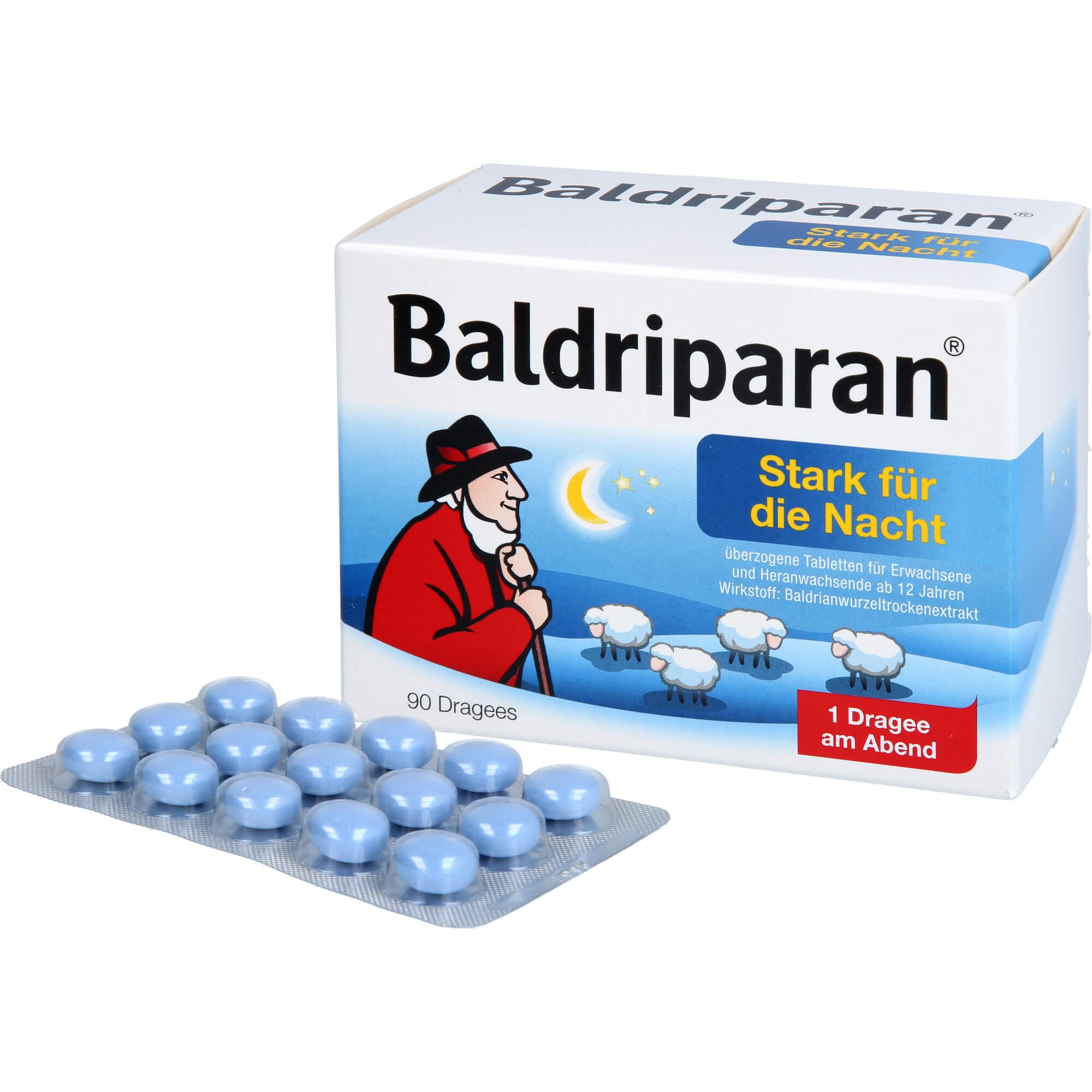Baldriparan Stark für die Nacht 90 stk
