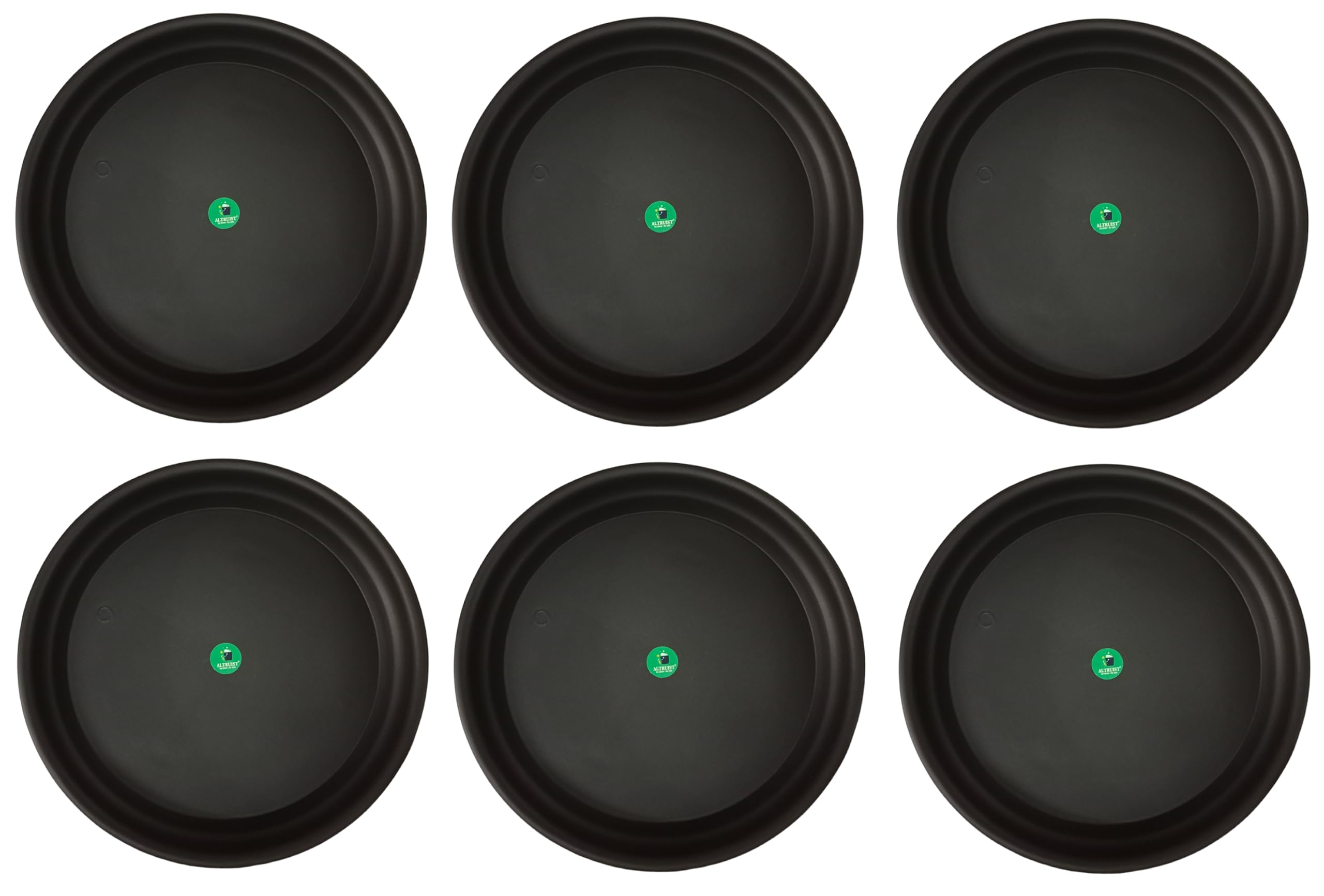 ALTRUIST UV Treated Round Bottom Tray Black (Plate/Saucer/Size 16 inch)-Pack of 6 (B09NBWT7SX) Amazon Price History, Amazon Price Tracker