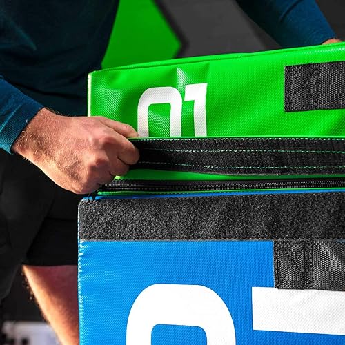 Miniatura 2 de METIS Caja de salto pliométrica  Escalón de ejercicio de espuma suave premium y salto de caja