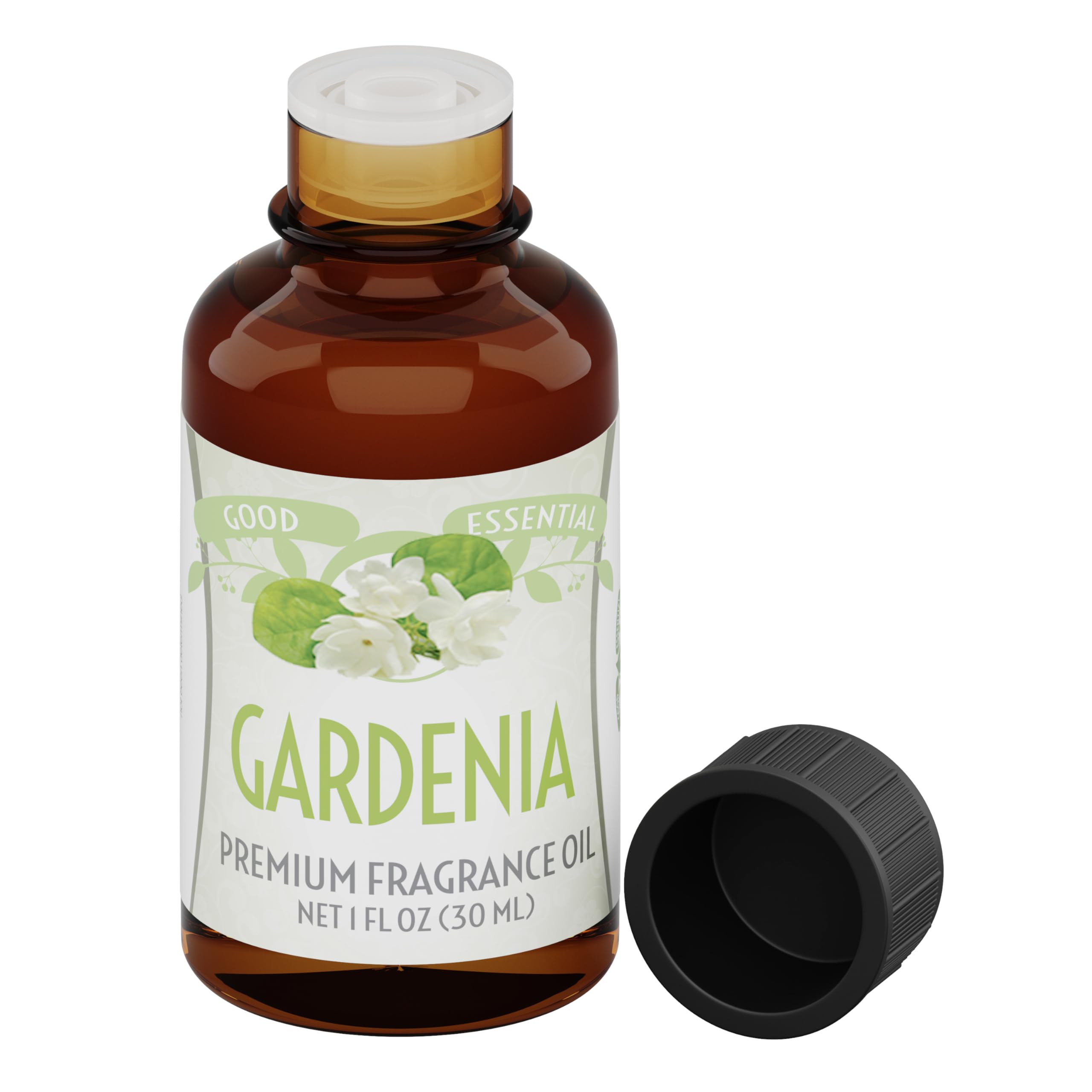 Good EssentialProfessional Gardenia Fragrance Oil 10ml (0.33 fl oz) for Soaps, Lotions, Perfume - Diffuser Oil - Gardenia Candle Fragrance