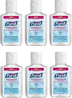 Purell Advanced Hand Sanitizer Refreshing Gel 2 oz (Pack of 6)