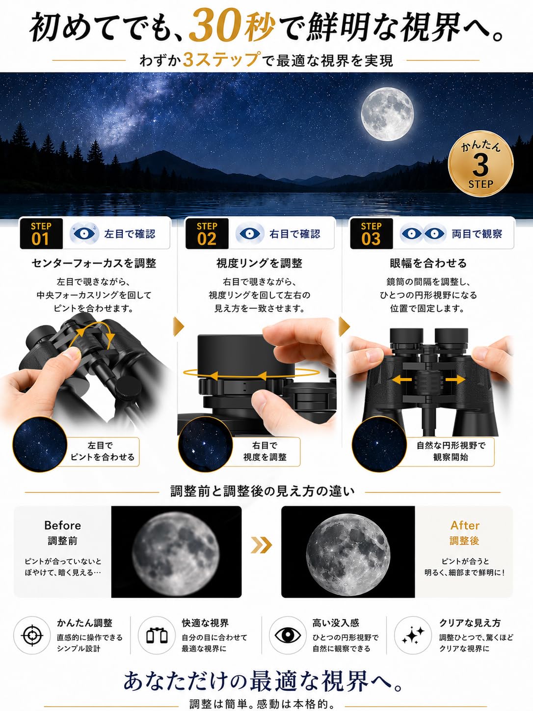 20x80 双眼鏡 高倍率 20倍80mm大口径明るい視界 BAK4プリズム FMC 全面多層コーティング 高透過率 防水防塵 三脚架・スマホアダプター付属・天体観察・星空観賞用・花火大会・スポーツ観戦・競馬・野鳥観察・旅行・収納ケース・日本語説明書付き