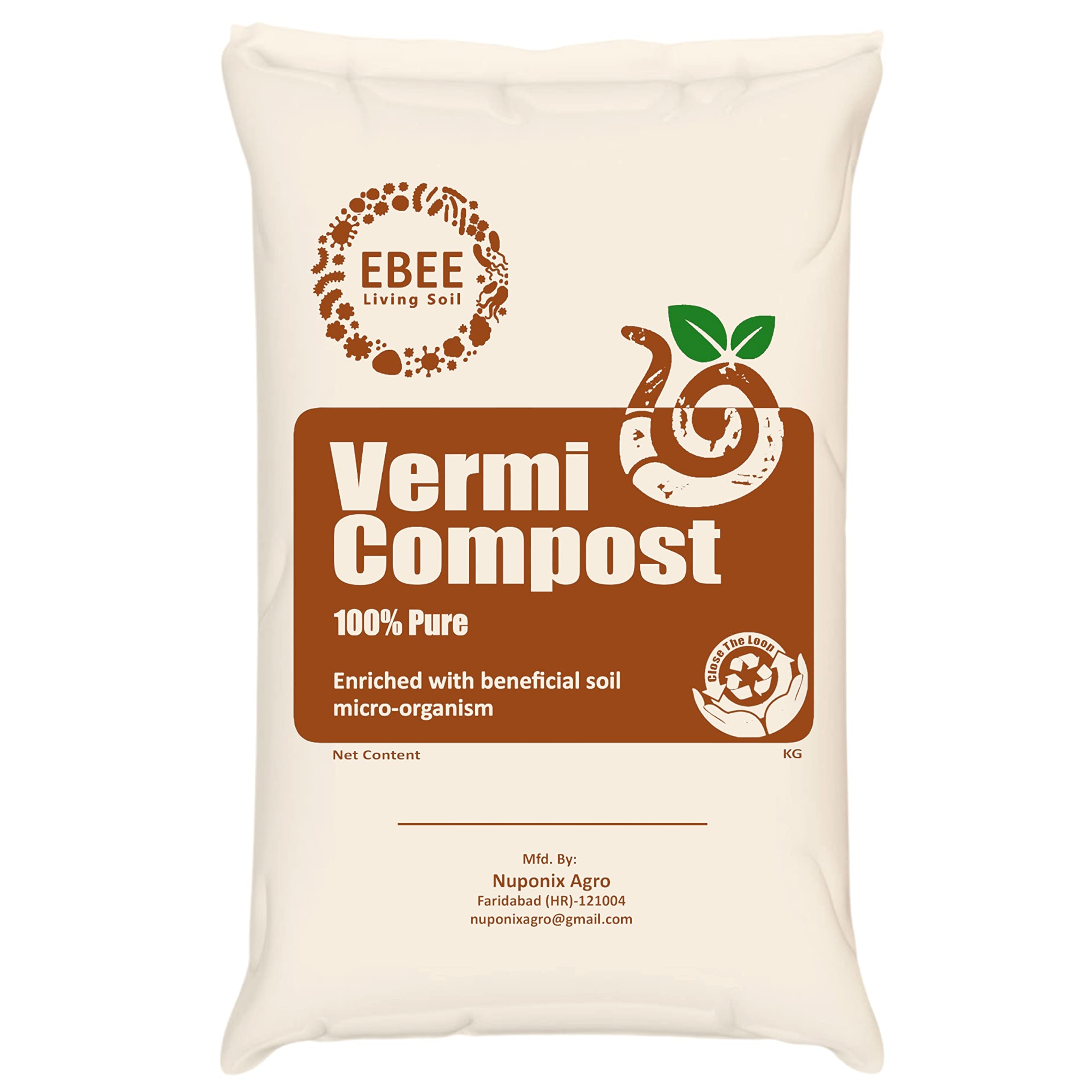 Ebee Vermicompost Manure for Plants - 15 KG (B091GKJCCM) Amazon Price History, Amazon Price Tracker