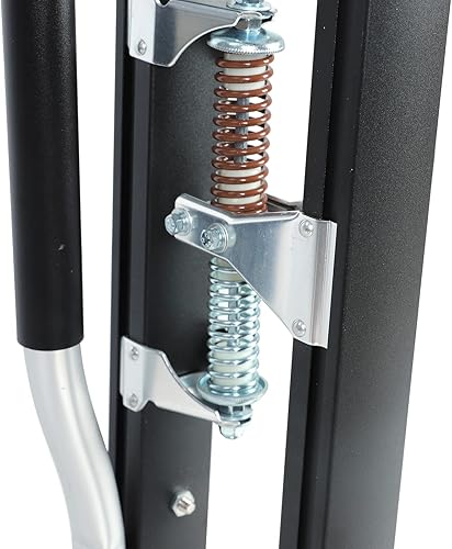 Miniatura 8 de FSBNJKS Zancos de aluminio para paneles de yeso negros de 36 a 50 pulgadas con rodilleras protectoras ajustables para pintor que camina pintura