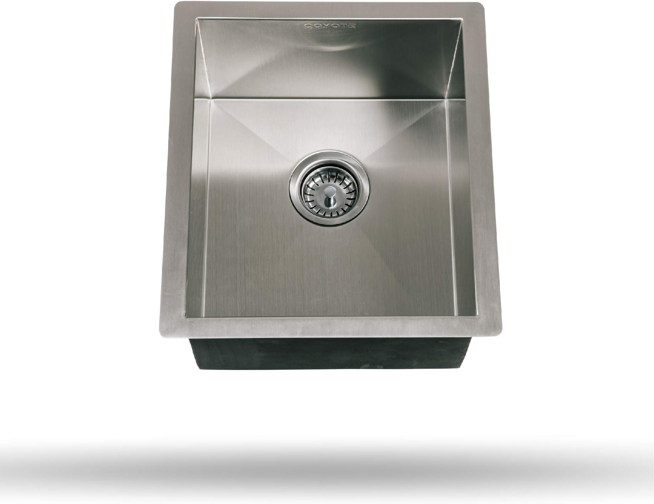 Coyote C1SINK1618 Universal 16x18 Inch Stainless Steel Sink with Drain and Strainer