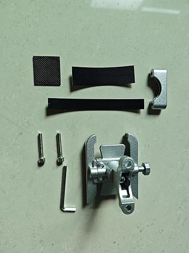 Miniatura 4 de Keenso Soporte para teléfono, Universal Motocicleta Ciclismo Teléfono Móvil Manillar Soporte Soporte de montaje Aleación de aluminio (Plata) Paseo