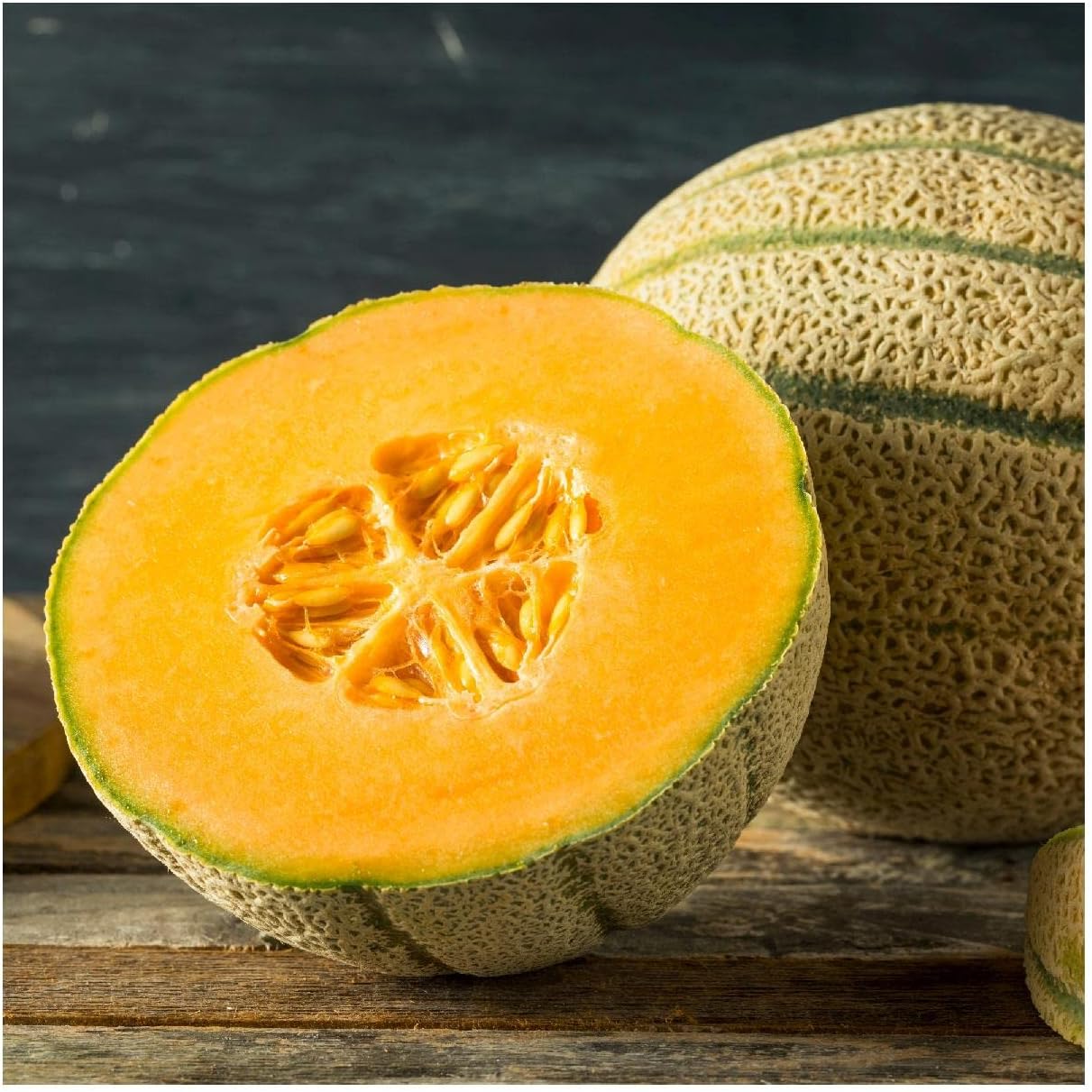 Everwilde Farms - 1 Lb Organic Hales Best Jumbo Melon Seeds - Gold Vault Packet