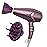 Infiniti PRO CONAIR Style & Shine Hair Dryer with Diffuser and Concentrator, 1875W Style & Shine Blow Dryer with Tourmaline and Ionic Conditioning to Fight Frizz, 3 Heat & 2 Speed Settings, Purple