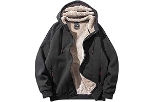 Cozy Men's Winter Sherpa-Lined Warm Fleece Jacket
