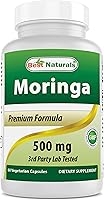 Vista 1 de Best Naturals Moringa Superfood 500 mg 60 Cápsulas Vegetales