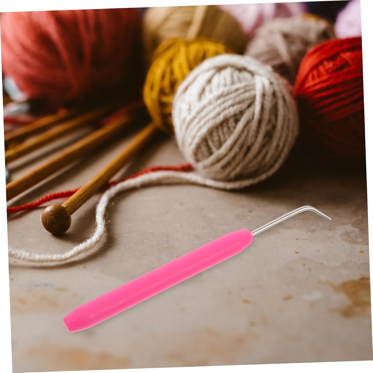 MINAOLULUS 4-Piece Scarf Loom Kit for Adults Plastic Knitting Loom for DIY Hats and Scarves Includes Knitting Tools and Accessories