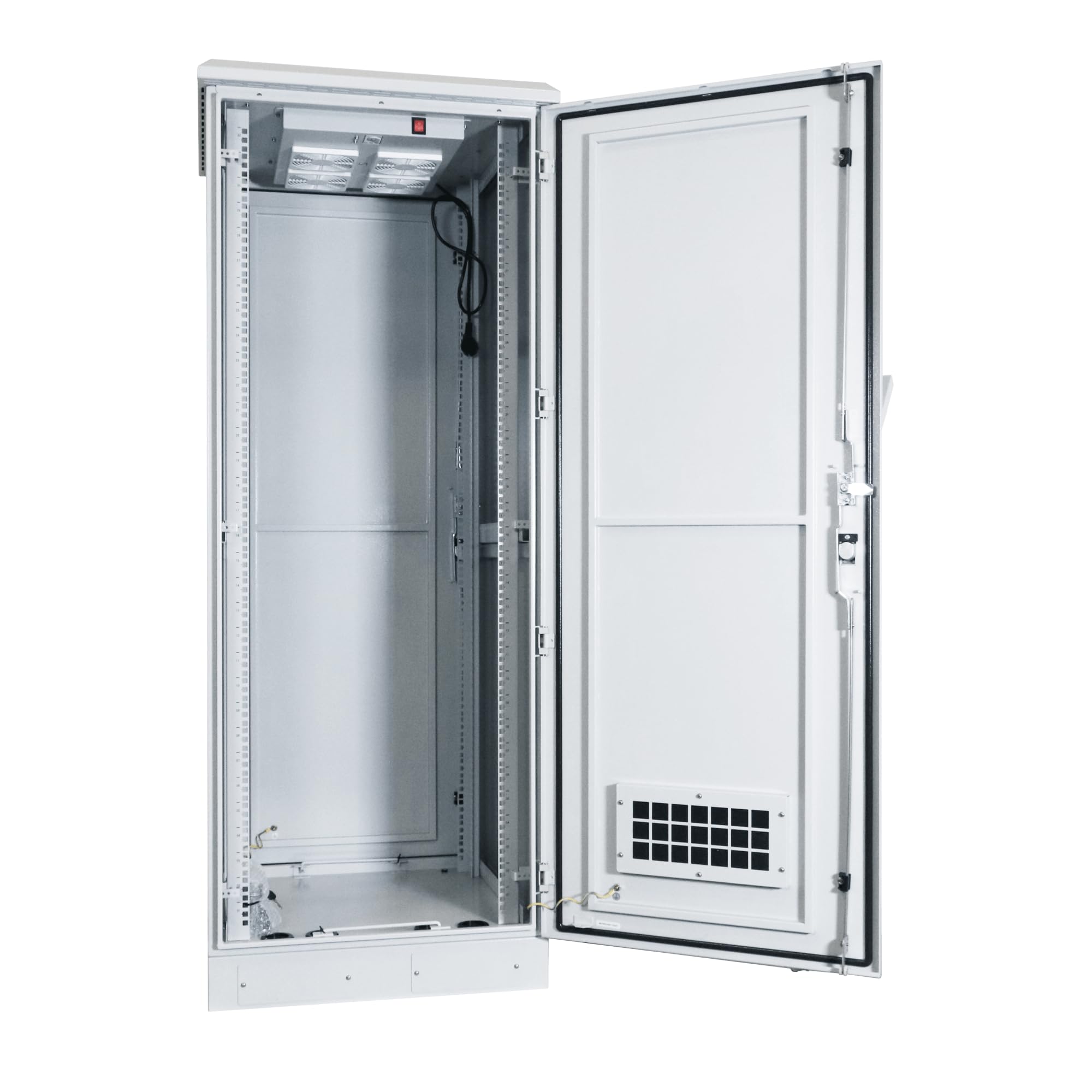 Baie Serveur extérieur 42U IP55-600x800x2000mm (LxPxH) - IP55 - Blanc