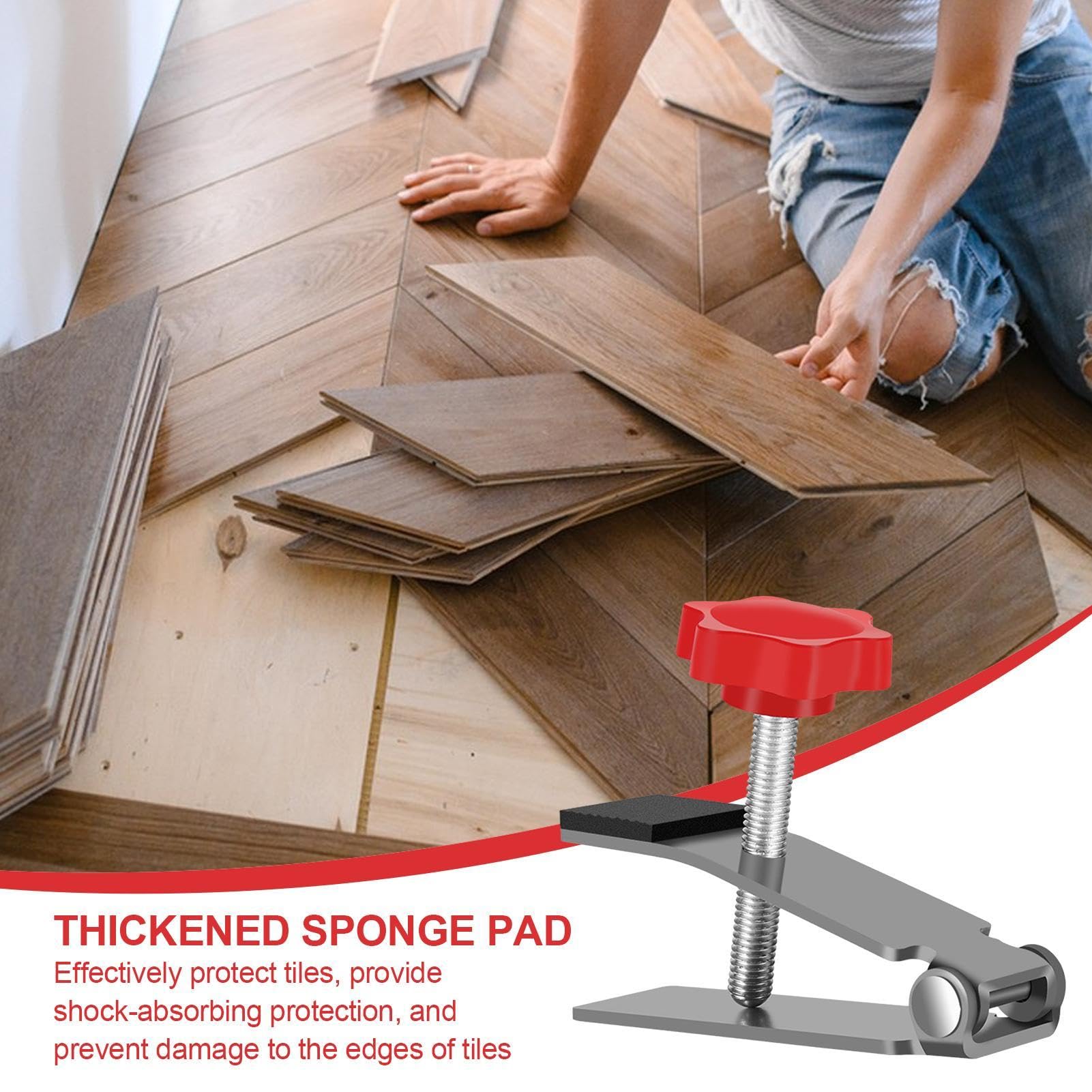 Labor Saving Handle - Arm Jack, Tile Top Height Adjuster | Leveler Wall Tile Height Adjustment Adjuster, Pad Lifter, Tile Laying Tool, Multifunction Height Adjustment Lifting Device for Woodworking