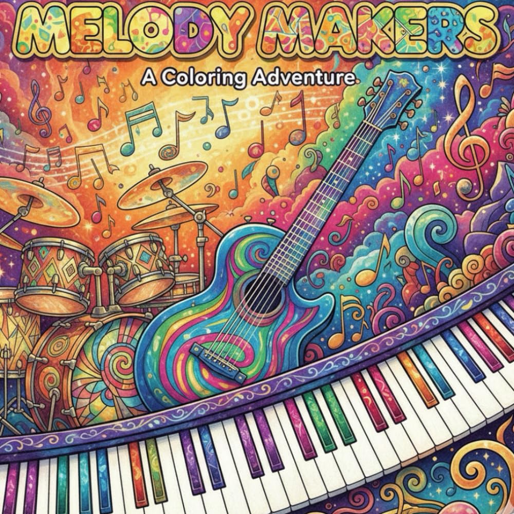 Melody Makers - Coloring Adventure: Musical Journey: A Coloring Book