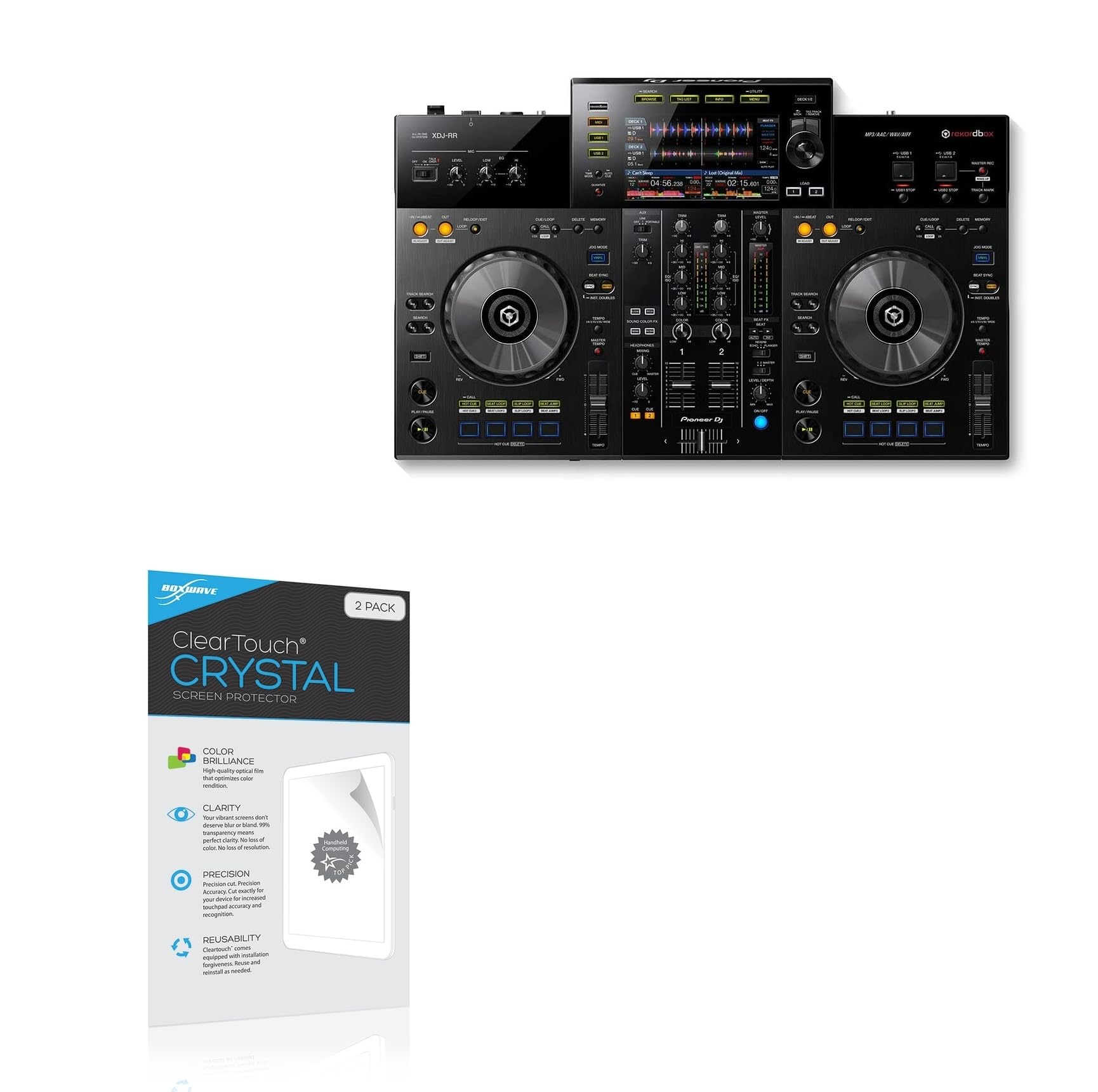 atFoliX 3x Film Protection d'écran pour Pioneer SPH-DA130DAB mat