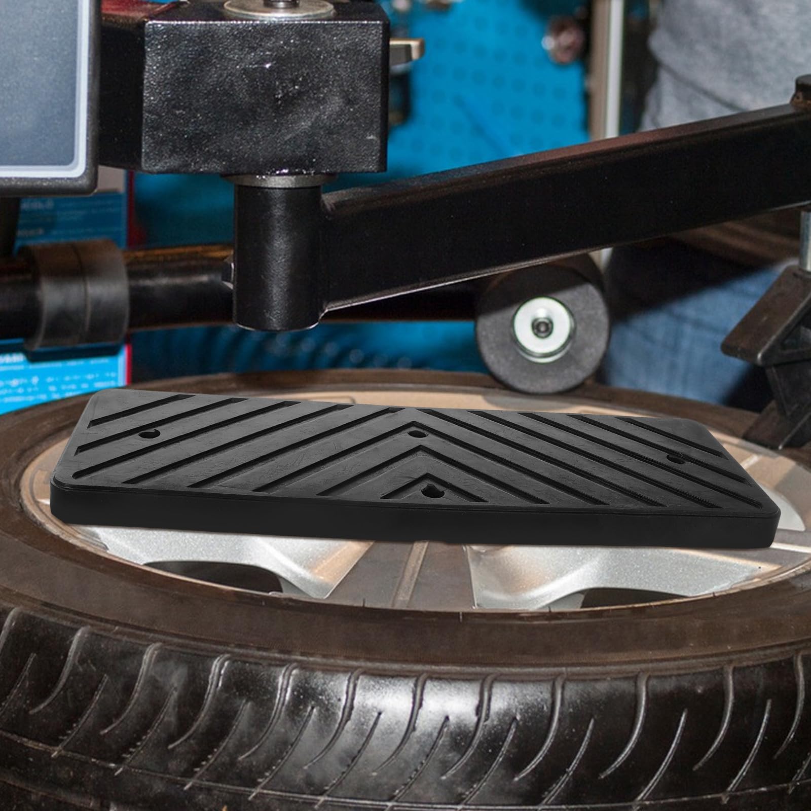 Reifenmontiermaschine Zubehör Gummipads Rutschfeste Gummiauflage Schutzpolster für Reifenwechsel und Reparatur im Auto und Motorradbereich