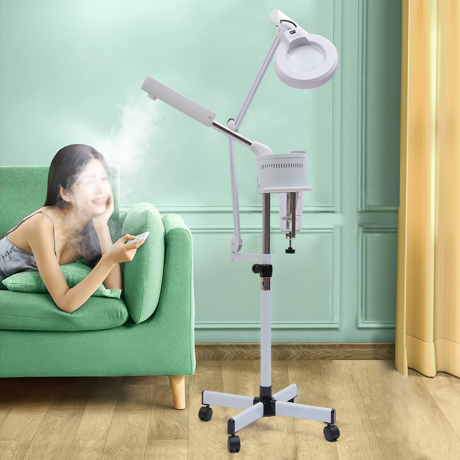 Dispositivo Vapore Viso Macchina Sauna Facciale Portatile Vaporizzatore Viso Estetica Professionale Pulizia Viso Purificatore Di Pelle Inalatore Idrrafacciale Cura Personale Nano Ionico