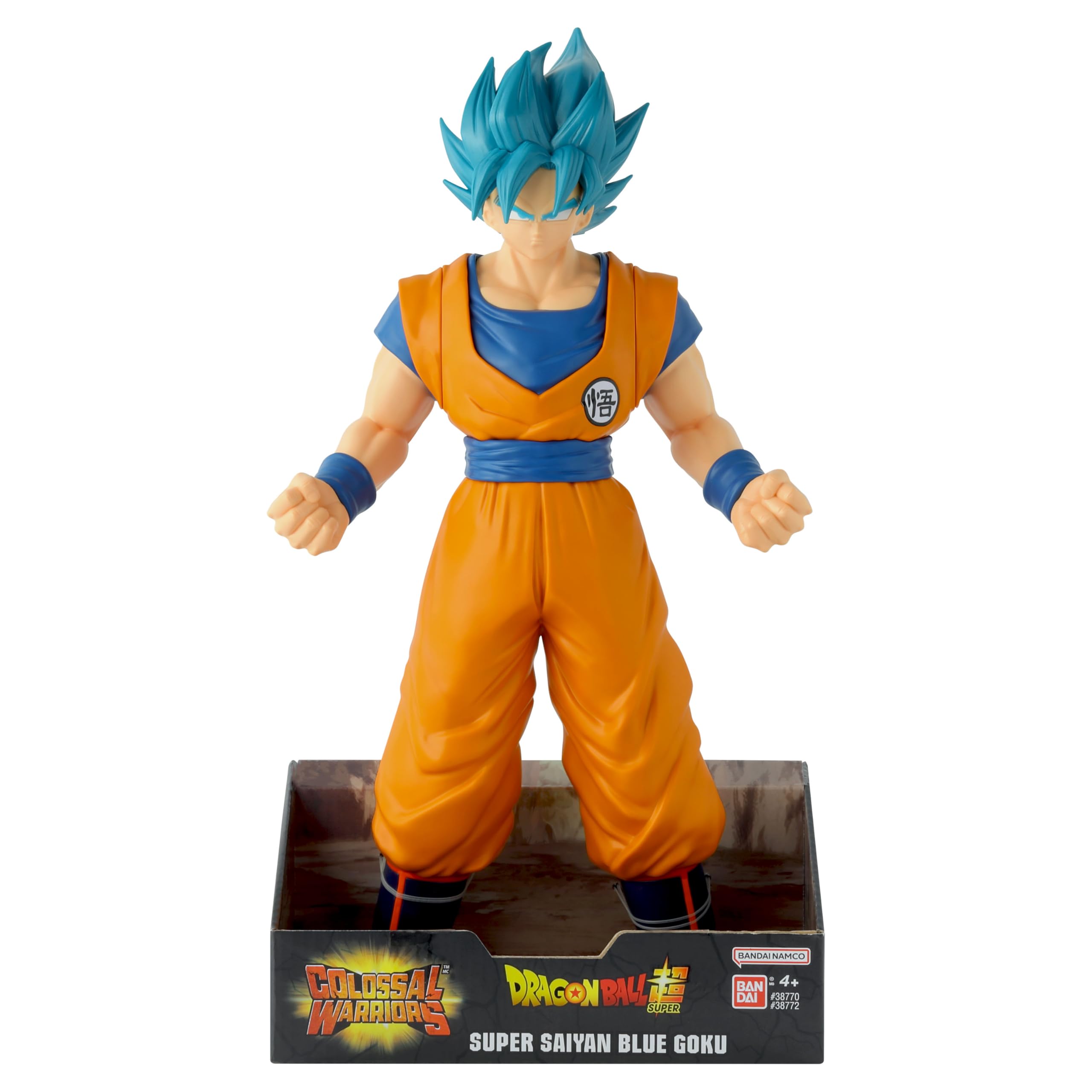 BANDAI Dragon Ball Colossal Warriors Super Saiyan Blue Goku Large Figure