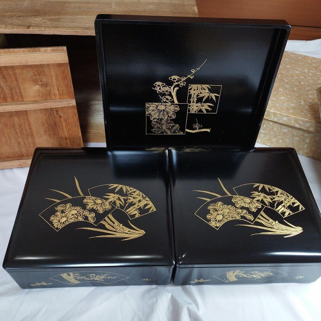 重箱　木製箱付　『邦』加藤製 Amazon.co.jp: 重箱 木製箱付 邦加藤製 漆器 : ホーム＆キッチン