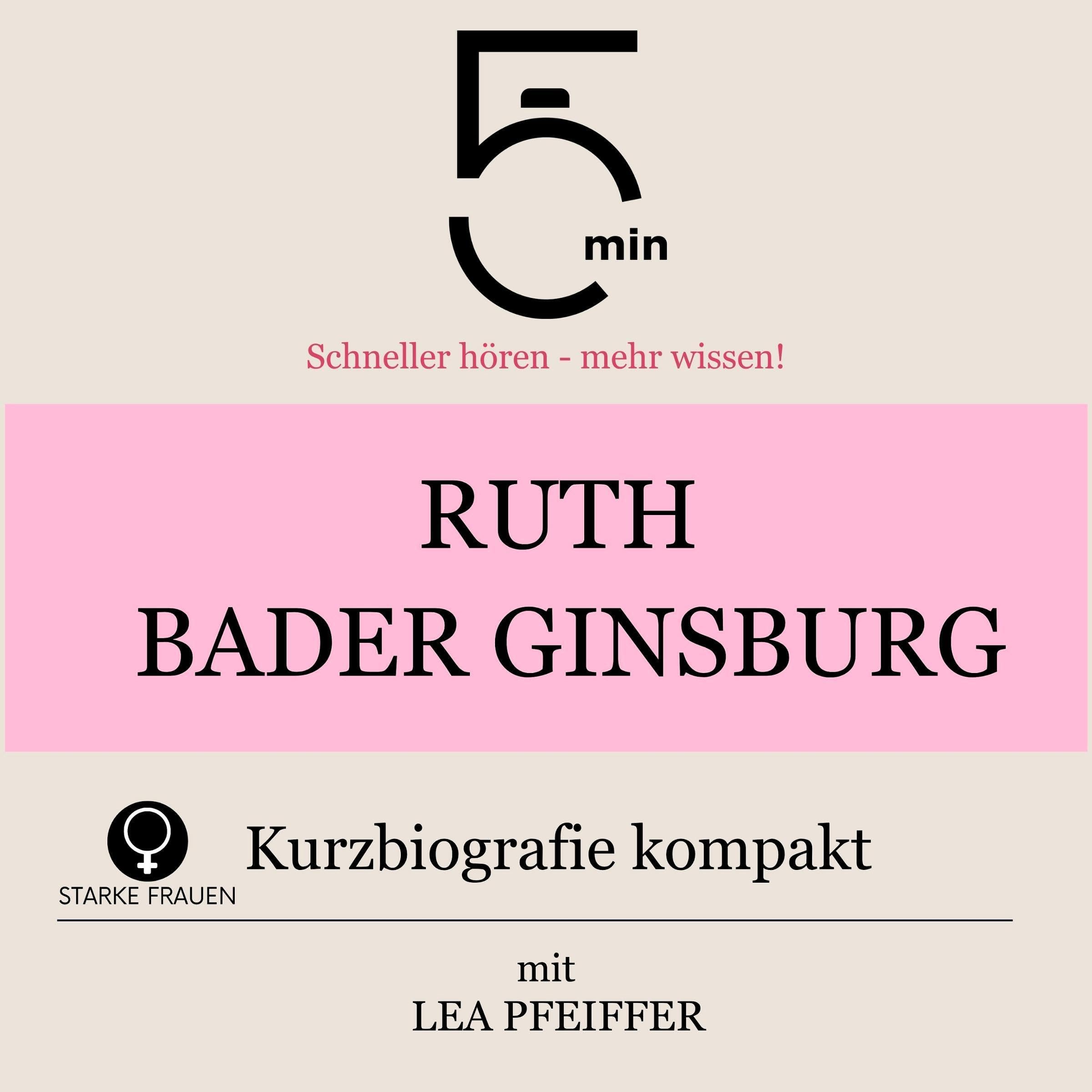 Cover art for Ruth Bader Ginsburg - Kurzbiografie kompakt