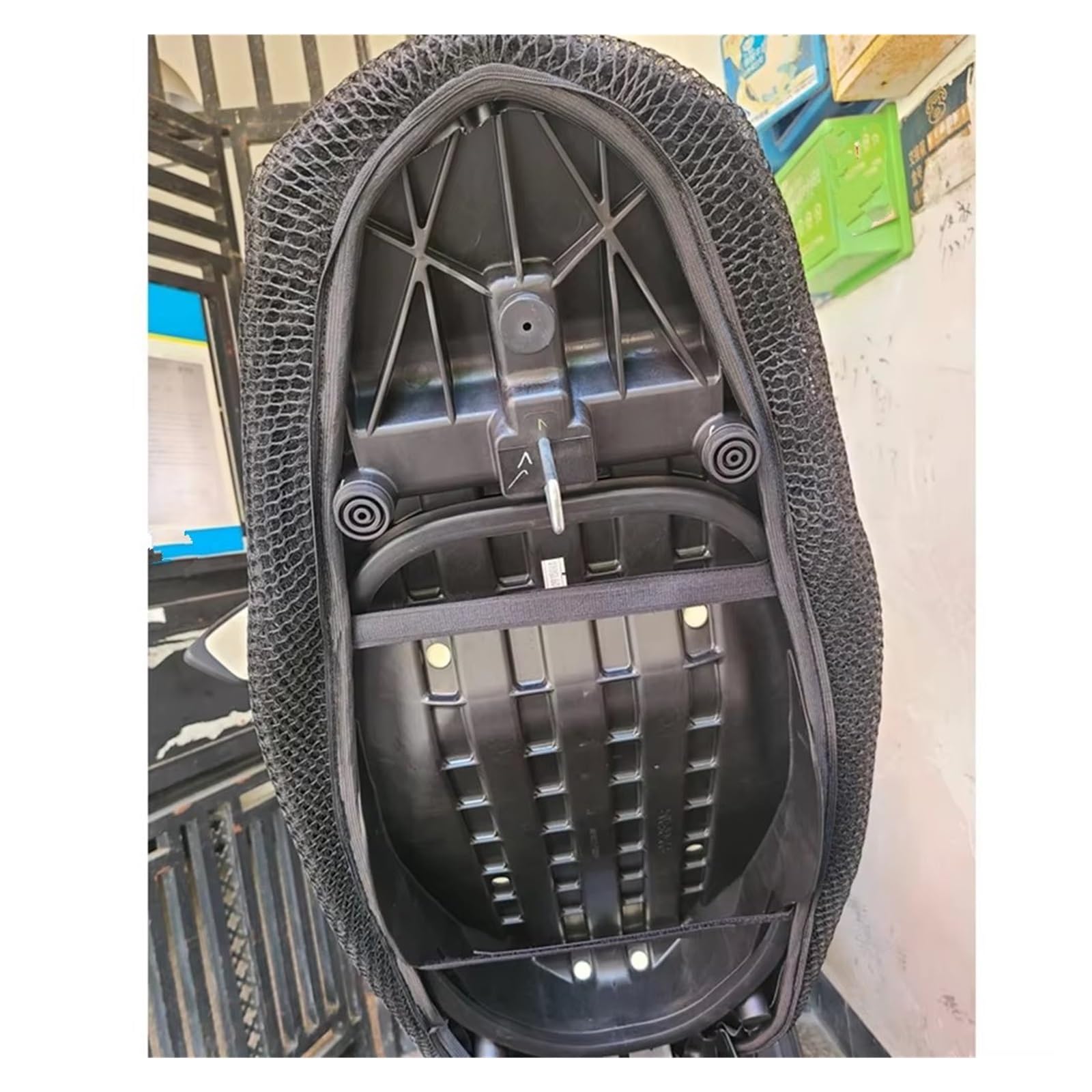 Moto Copri Sedili Per N-MAX Per NMAX 155 125 Per NMAX155 Per NMAX125 Mesh traspirante Coprisedili per moto Isolamento del cuscino