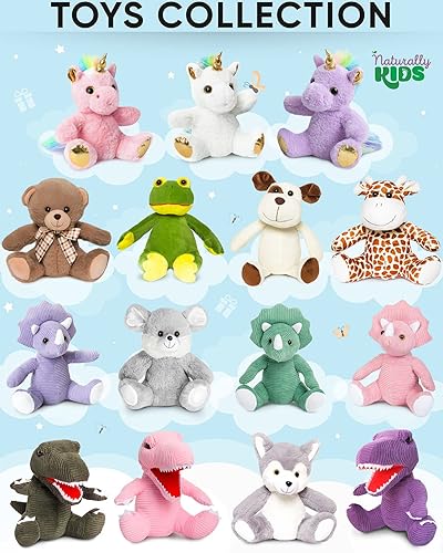 Miniatura 8 de Naturally KIDS Juguete adicional  Juguetes de dinosaurio para niños de 3 a 5 años  Animales de peluche de dinosaurio  Juguetes para niños y niñas de