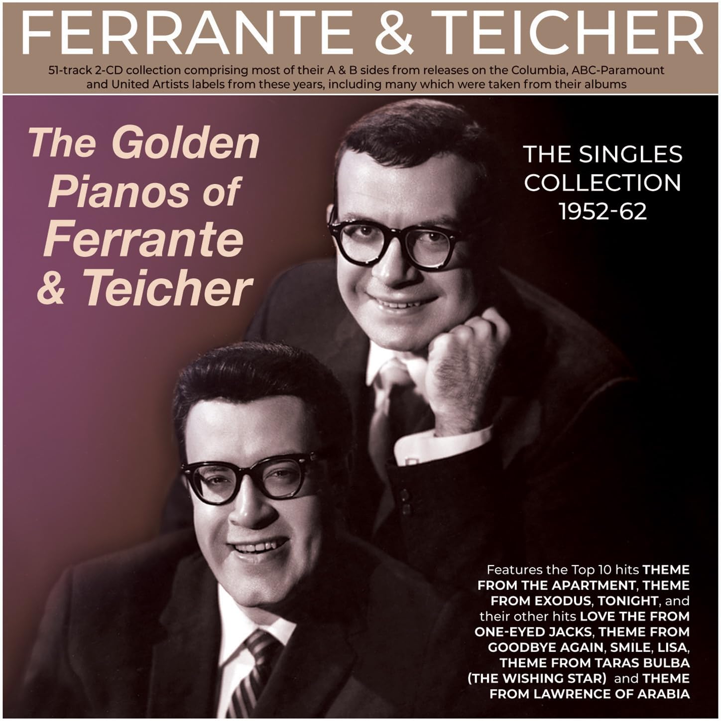 The Golden Pianos Of Ferrante & Teicher - The Singles Collection 1952-62