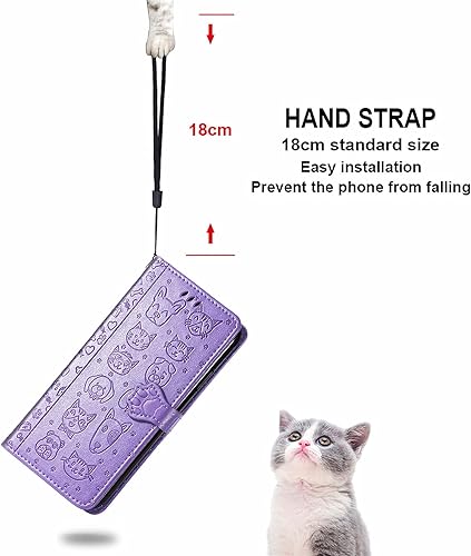 Miniatura 4 de Wallet Case for Xiaomi Redmi Note 10S 4G LTE, Magnetic Closure Kickstand Credit Card Slots Protective Cover for Xiaomi Redmi Note 10S 4G LTE