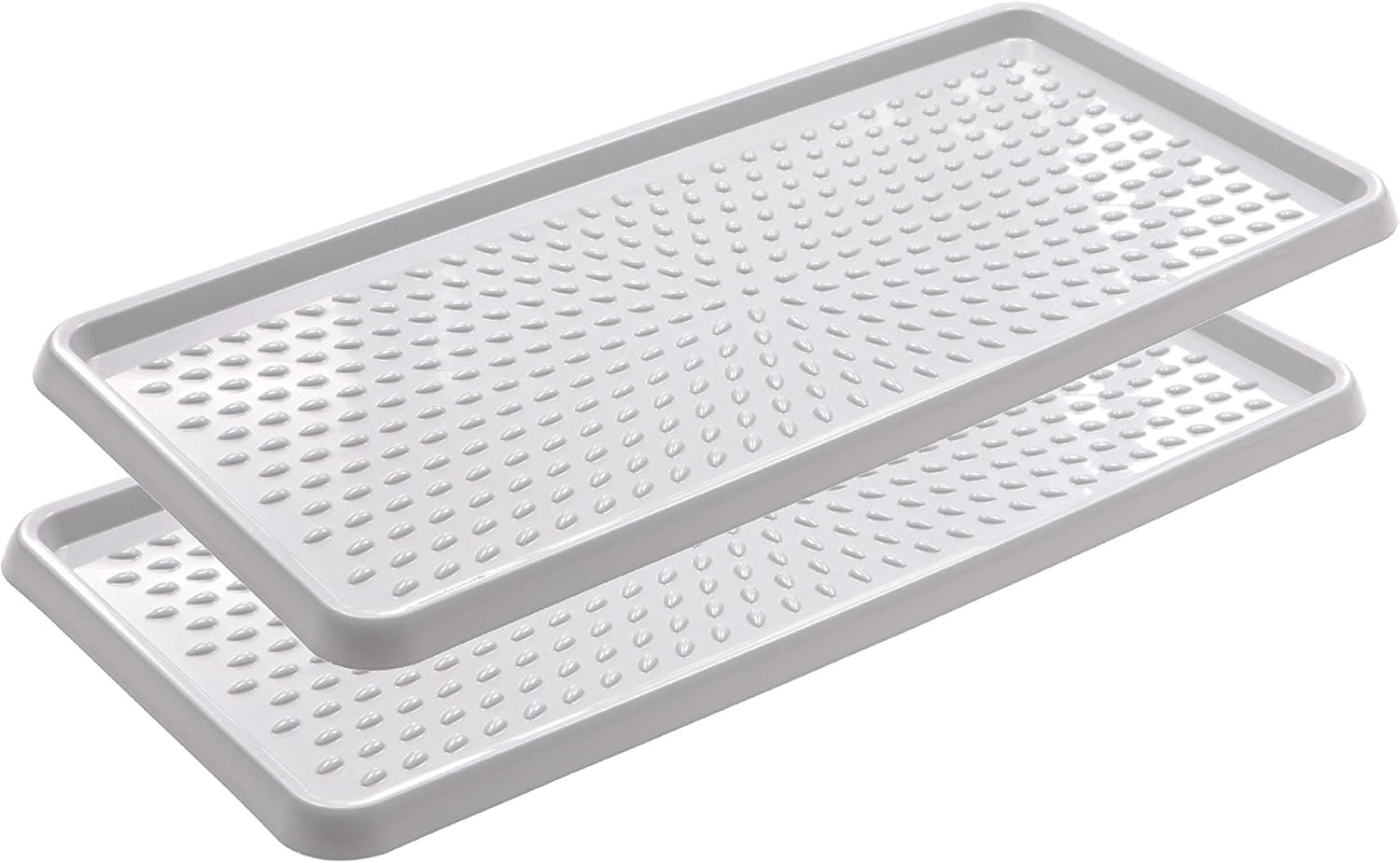 BranQ - Home essential BranQ 5901098048408 Plastic Shoe Rack, Polypropylene, Cream, Pack of 2