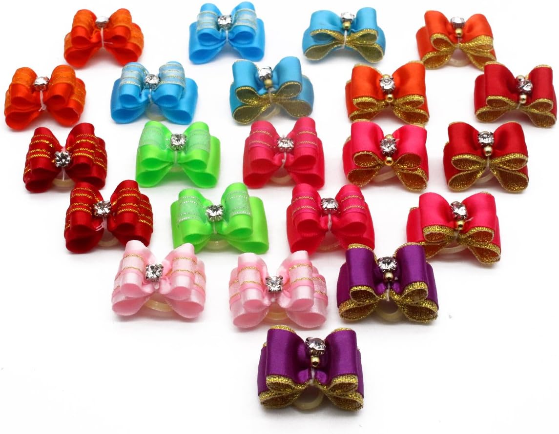 Adorable HOLLIHI Pet Hair Bows: The Perfect Accessory for Your Furry Friends!
