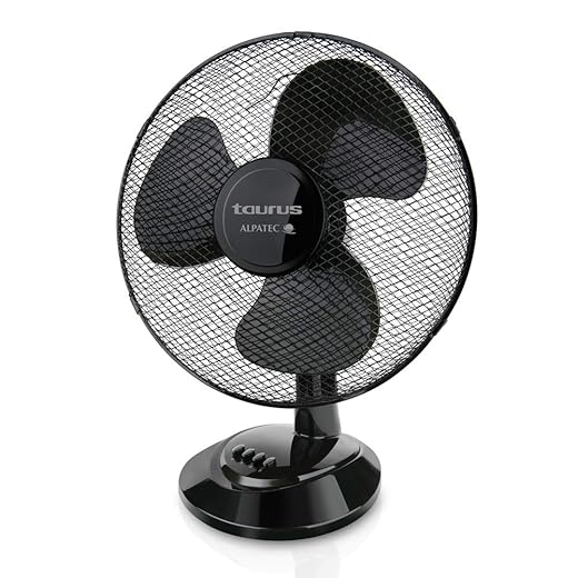 Taurus 944629000 Ventilador Sobremesa PONENT 16 Elegance, 41 W, Negro (2017)