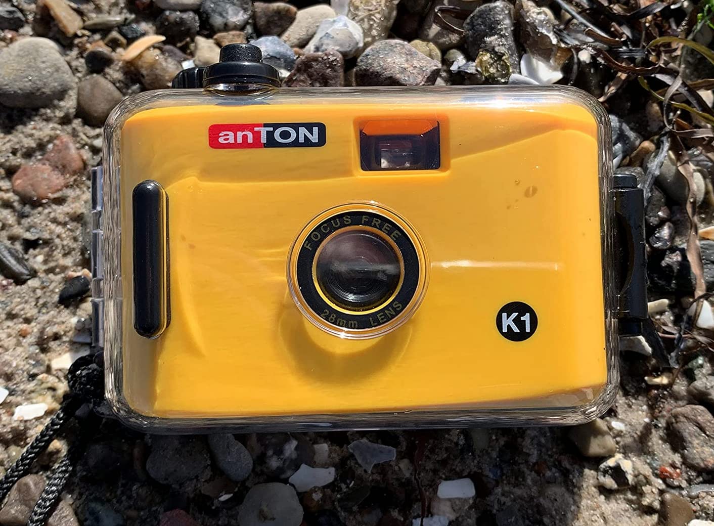 Anton K1 Nachfüllbare Wiederverwendbare Kleinbild Film 35mmKamera im Set mit Action/Unterwassergehäuse (Film Nicht im Lieferumfang)
