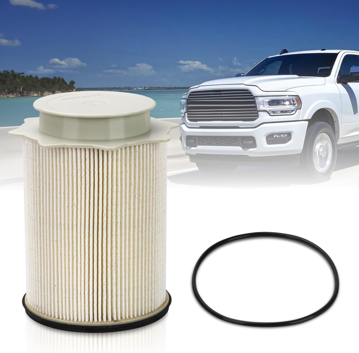 Fuel Filter 68157291AA Water Separator Replacement for 2010-2020 Dodge Ram 2500 3500 4500 5500 6.7 Diesel Engines