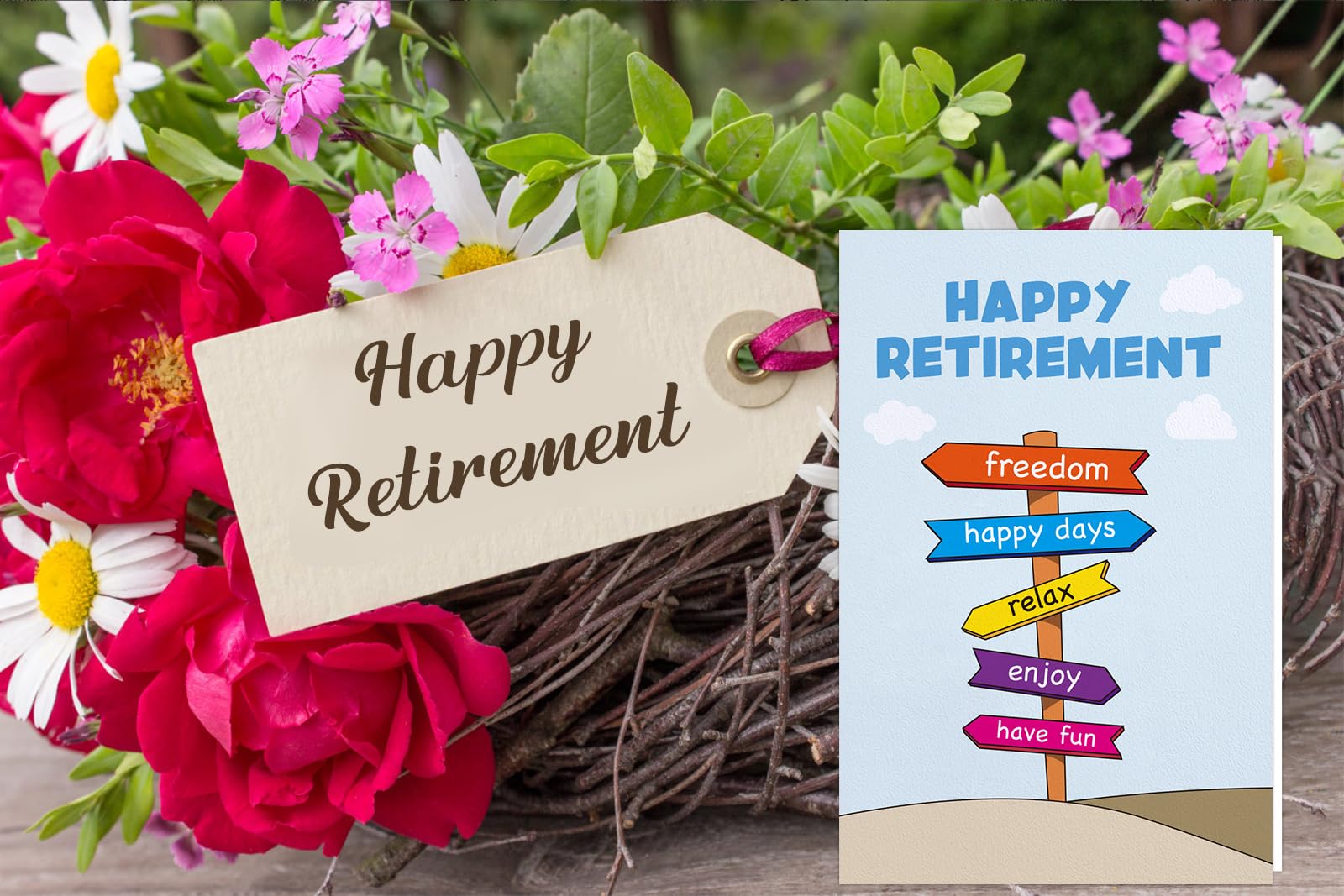 s For Women Large With Wrapping Paper Blue Best Wishes To You Retirement  Gift Bag, image size:1600x1067